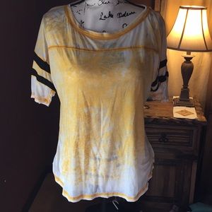 Yellow transparent top